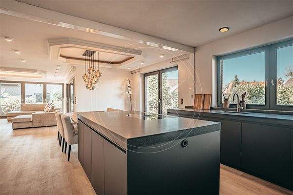 Blick ins Wohnzimmer