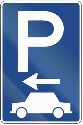 Parkplatzschild neutral