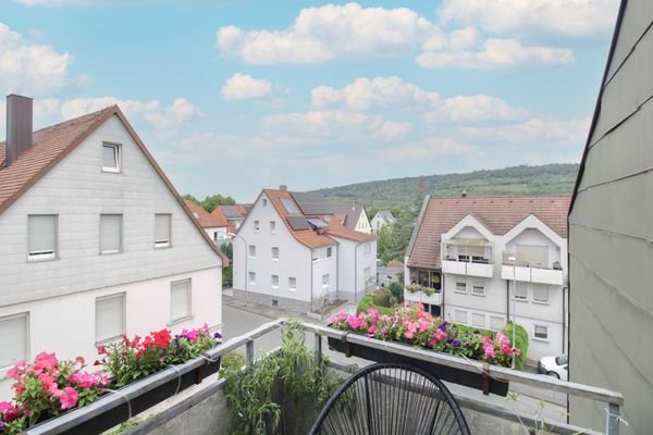 Ausblick Balkon