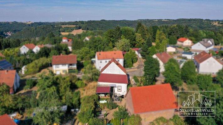 Luftbild - EFH Hilst