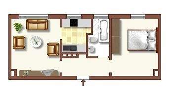 Grundriss ohne Balkon