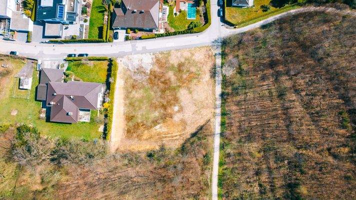 Draufsicht - fast 50m auf 50m