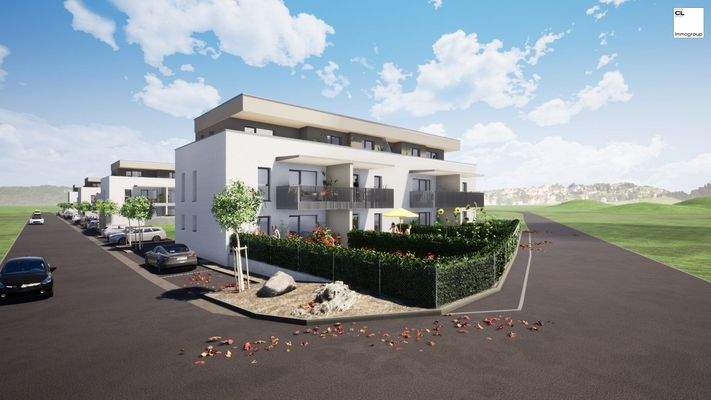 Wohnbauprojekt "Wohnen auf der Sonnenwiese" - Außenansicht