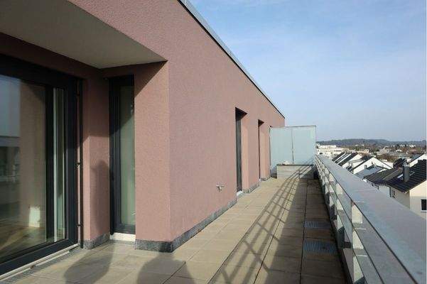 Dachterrasse Richtung Nord (Ansicht von West aus) 15,39 m² (50% angrechnet)