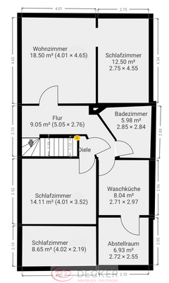 Grundriss Obergeschoss