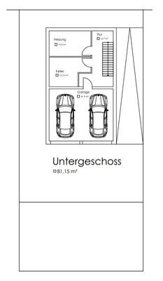 Bebauungsvorschlag Untergeschoss
