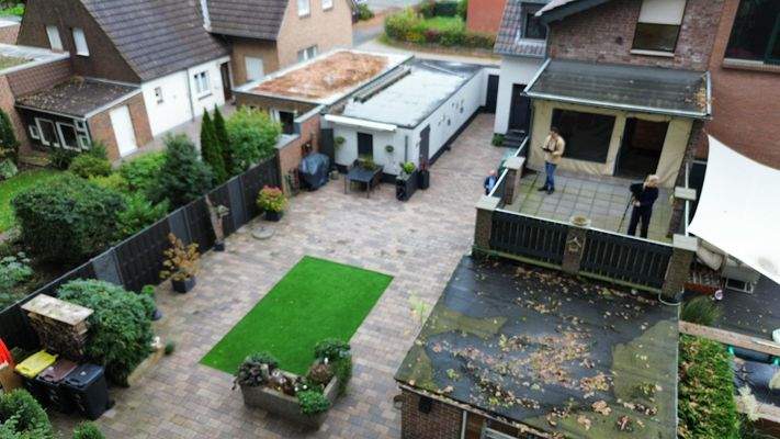 Garten und Dachterrasse