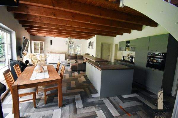 Wohn und Essbereich Gästehaus