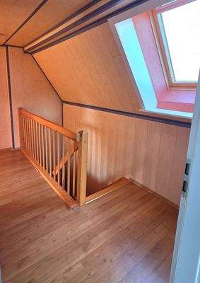 Flur im teilausgebauten Dachgeschoss