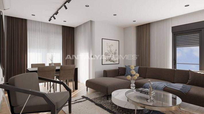 Elegant Flats Near Shopping Mall in Muratpasa Antalya