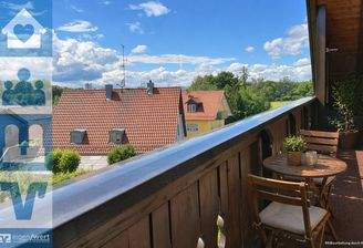 Balkon mit Blick ins Grüne