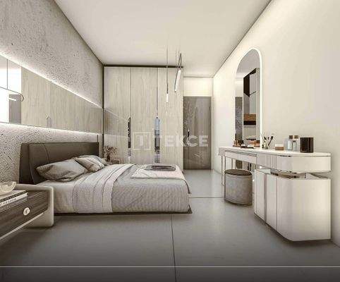 Sea-View Apartments in a Well-Equipped Complex in Antalya Altıntaş