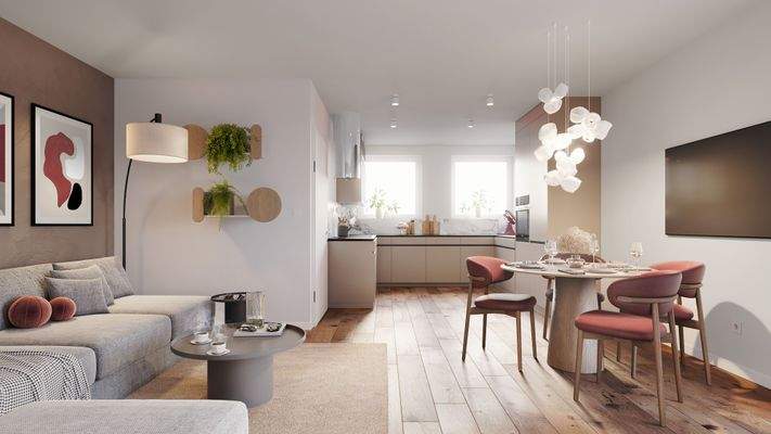 Visualisierung Wohnzimmer B