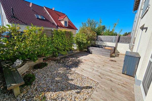 Blick auf die (West-)Terrasse