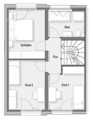 Norin Carré - Grundriss OG