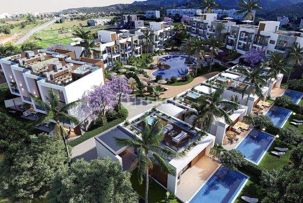 Furnished Apartments Close to the Beach in Girne