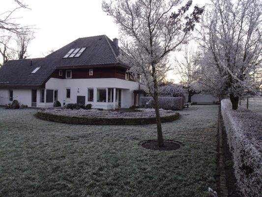 Gartenansicht Winter