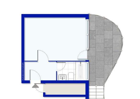 Grundriss unmöbliert