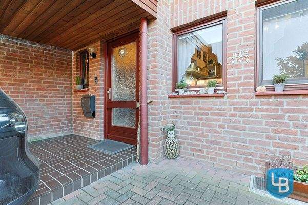 Überdachter Hauseingang