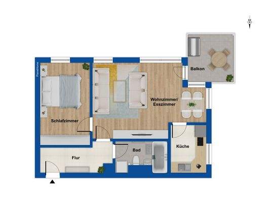 Grundriss 2. Obergeschoss