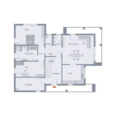 Grundriss Erdgeschoss