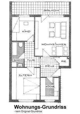 Wohnungs-Grundriss