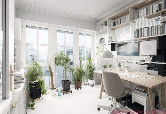 Arbeitsecke Wintergarten KI