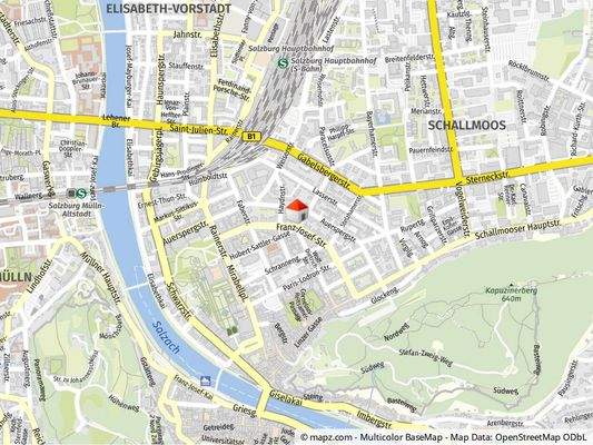 Geolyzer Kartenausschnitt