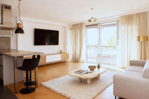 Visualisierung Küche und Wohnzimmer