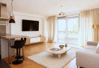 Visualisierung Küche und Wohnzimmer