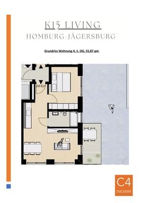 Grundriss Wohnung 4