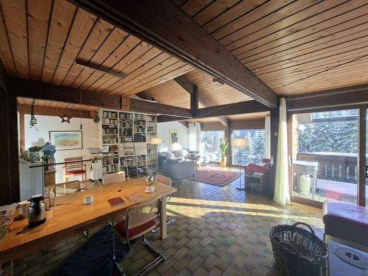 Wohnzimmer mit Panoramablick