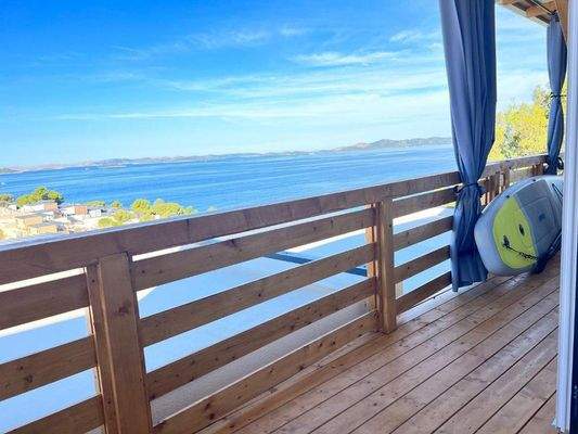 Nekretnine Drage, Mobilna kućica sa prekrasnim po