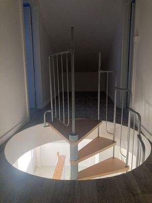 Wendeltreppe von oben