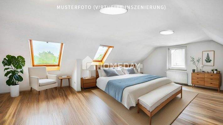 4. OG Schlafzimmer 1-Musterfoto (virtuelle Inszenierung)2