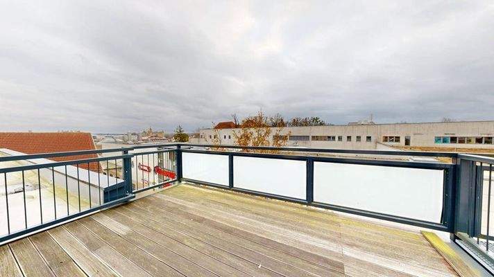 Terrasse mit Schlossblick