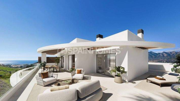 Spacious Flats in a Complex with Pool in Mijas Málaga