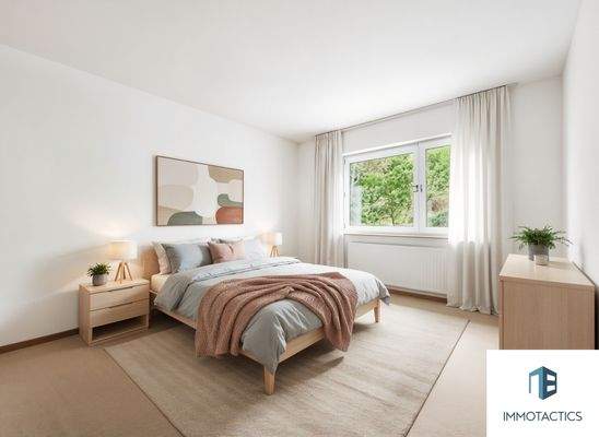 Schlafzimmer OG - Einrichtungsbeispiel