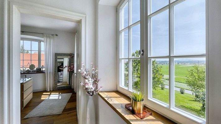 Blick in das Ankleidezimmer