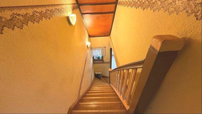 Foto-Treppe vom DG zum EG