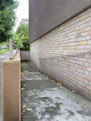 Rampe zum Fahrradraum