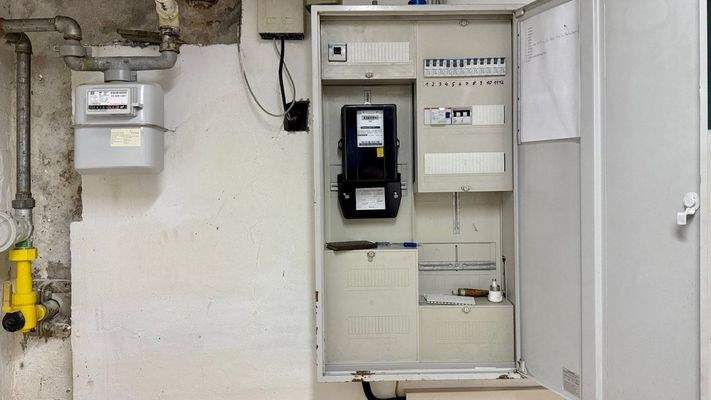 Sicherungskasten und Gaszähler