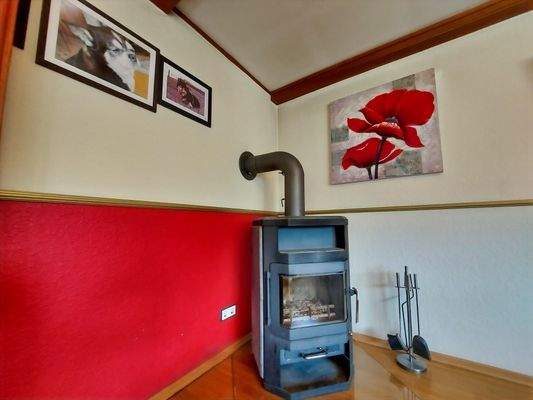 Kamin im Wohn- und Esszimmer