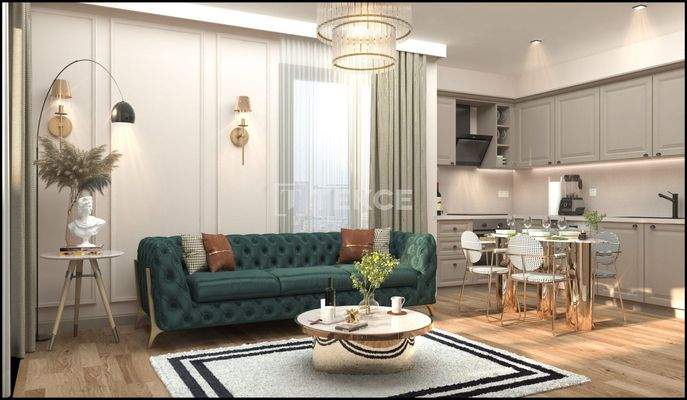 Apartments for Sale in Advantageous Location in Mersin Mezitli
