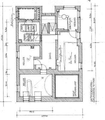 Grundriss Untergeschoss
