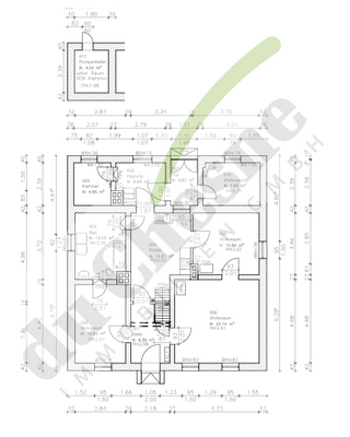 Grundriss Haupthaus EG