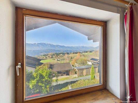 Aussicht Schlafzimmer DG.