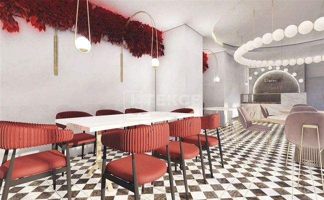 Apartment with Island View in a Secure Complex in Kartal Istanbul