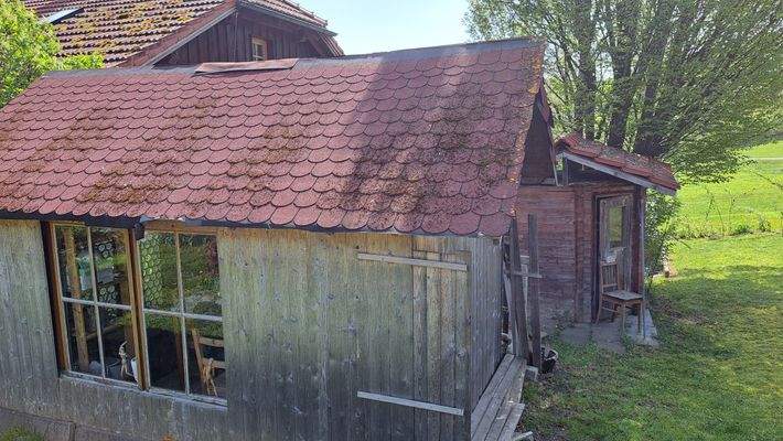 Außenansicht Holzhaus