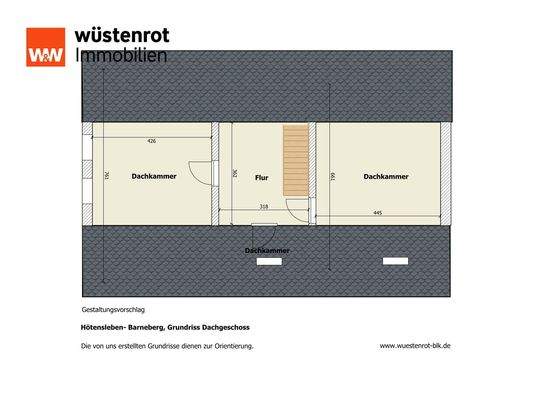 Hötensleben- Barneberg, Grundriss Dachgeschoss